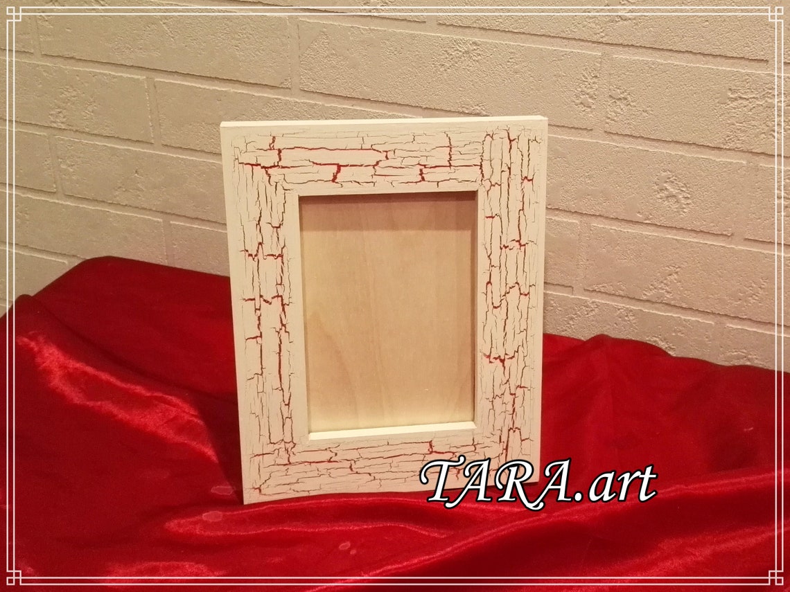 Decoupage Frame Wooden Frame Home Decor Wall Decor Wood Etsy