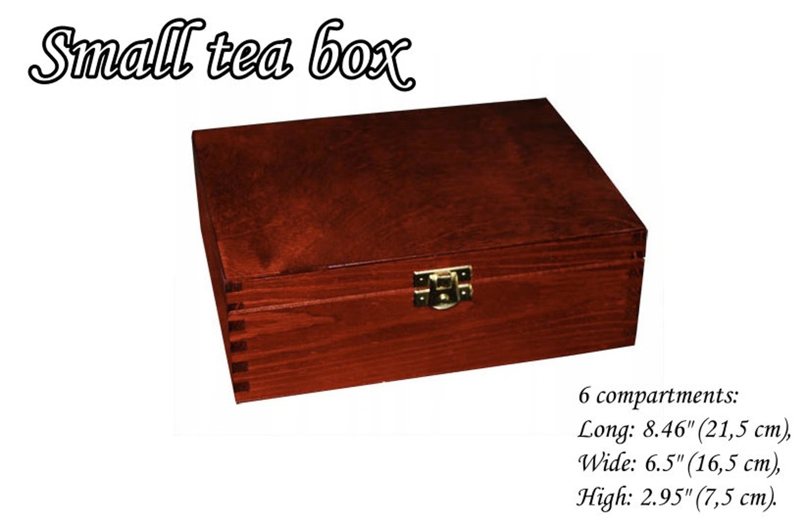 Tea Chest Tea Caddy Adjustable Tea Storage Box Tea Bag Etsy