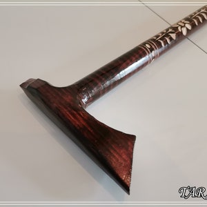 Dark brown wooden Cane, Walking Stick, Handmade sturdy handle, Simply walking cane stick, Handcrafted solid cane, Carved wood walking stick