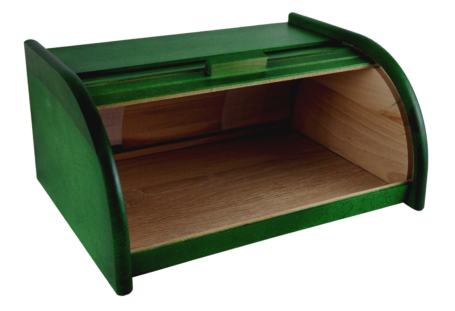 Green Bread Box Made From Wood Vintage Kitchen Storage Box Etsy