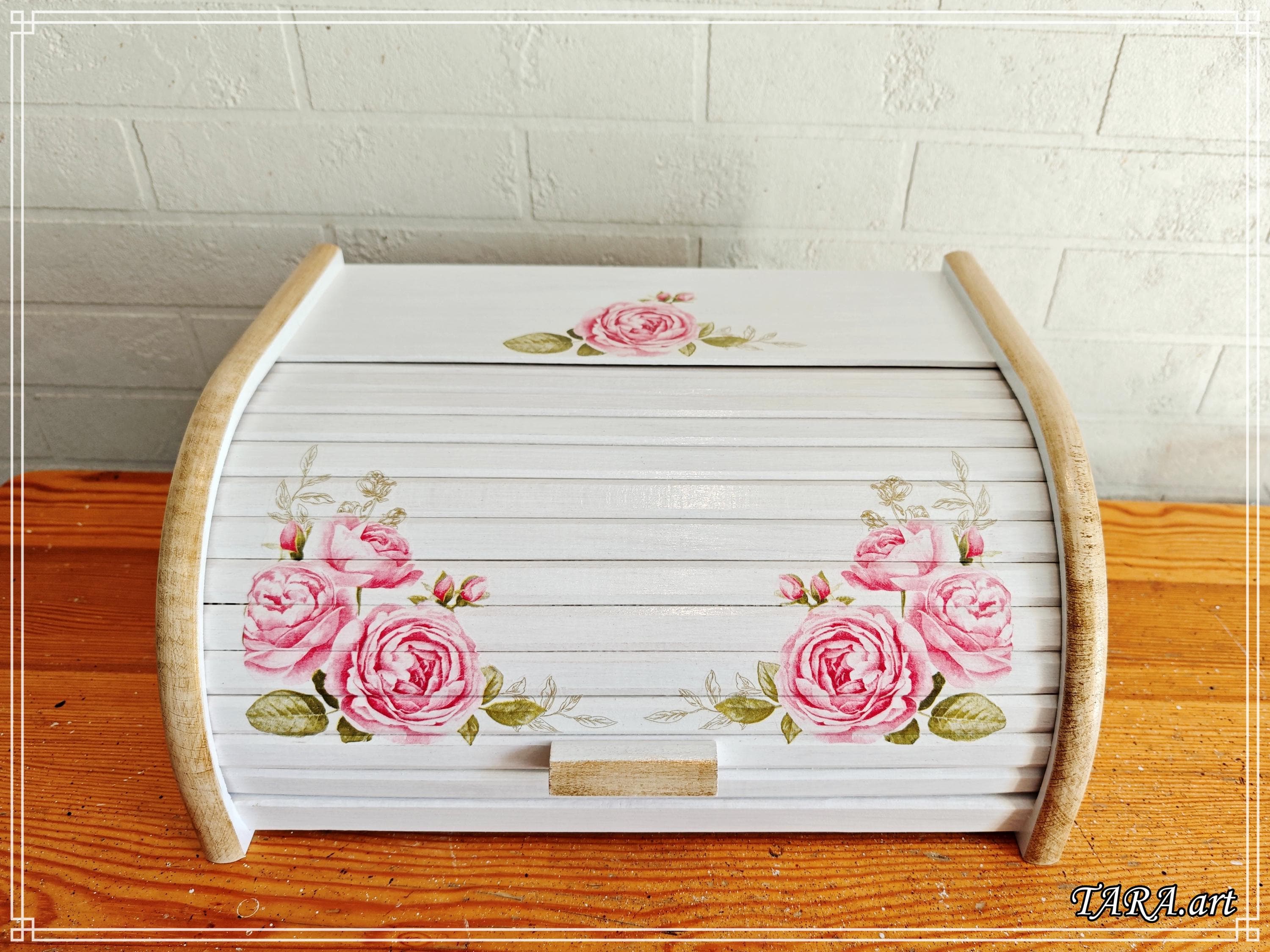 Vintage Bread Box Pink - Etsy