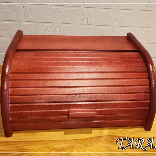 Retro Red Bread Box Etsy