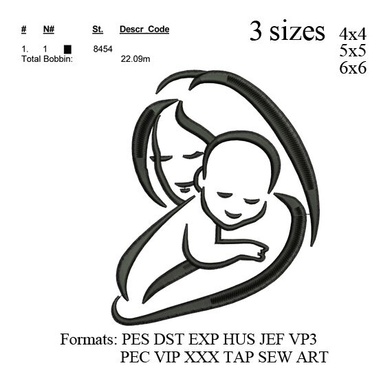 Mere Et Bebe Broderie Motif De Broderie Machine Maman Et Etsy Mere Et Bebe Broderie Motif De Broderie Machine Maman Et Etsy