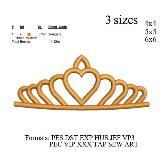 Mini Tiara Template