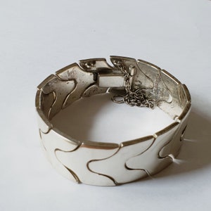 Mid Century - Antonio Belgiorno - Sterling Silver Link Bracelet - Modernist - 50s - Argentina - Original