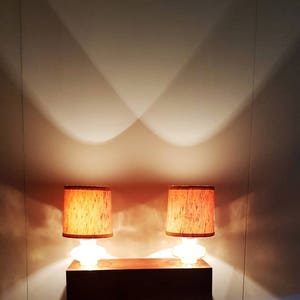 SOME 60&#39;s POP ART - space age - bedside table - lamps - Helena Tynell - Limburg Glashütte