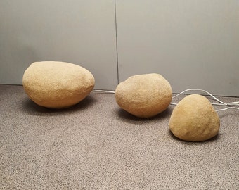 3 Set Moon Rock Lamps - André Cazenave - Atelier A 3 Set Moon Rock Lamps - André Cazenave - Atelier A