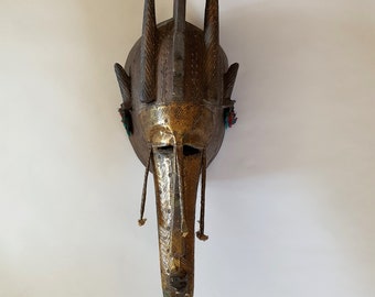 Masque Africain Warka Marka - Mali - Vintage vers 1940