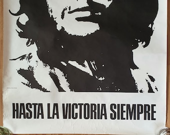 Hasta la victoria siempre シルクスクリーン ポスター