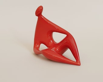 Zsolnay Pecs Art Ceramics - Figure abstraite - Design János Török - Mid Century - très rare