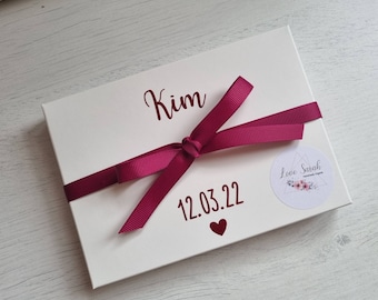 Small Gift Box Packaging • For Garter or single item • LoveSarah Lingerie