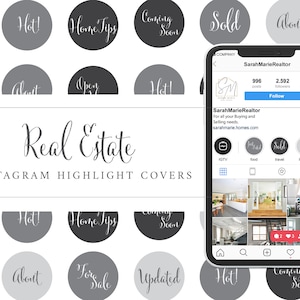 Immobiliare Instagram Highlight Covers, Real Estate Marketing, Realtor Marketing, Instagram Story Highlight, Instagram Story Copertina
