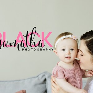 Premade logo, Photography Logo, Branding Package, Mini Session Template, Photography Overlay, Branding Kit, Signature Logo, 10
