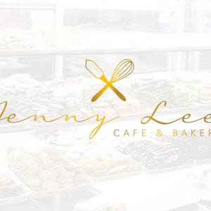 Bakery Logo, Baking Logo, Logo Design, Bakery Logo Design, Branding Kit, Premade Logo Design, Premade Logo, Pre Made Logo, Gold Logo 117