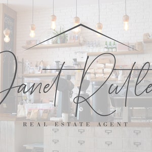 Realtor Logo, Signature Logo, Real Estate Logo, House Logo, Realtor Branding, Gold Logo, Branding Kit, Premade Logo Design 123