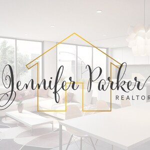 Real Estate Logo, House Logo, Realtor Logo, Signature Logo, Handwritten Logo, Broker Logo, Gold Logo, Branding Kit, Premade Logo Design 74