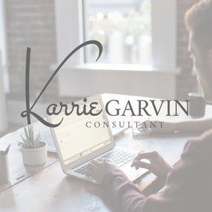 Minimal logo design, Virtual Assistant Logo, Signature Logo, Modern Logo design, Feminine logo, Consultant Logo, Coach Logo 62
