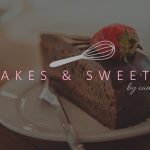 Bakery Logo, Baking Logo, Logo Design, Bakery Logo Design, Whisk Logo, Branding Kit, Premade Logo Design, Premade Logo G 114