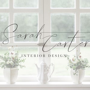 Signature Logo, Interior Designer Logo Design, Photography Logo, Premade Logo Design, Minimalist Logo 36