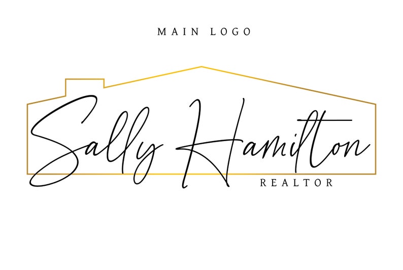 Realtor Logo Signature Logo Real Estate Logo House Logo Etsy