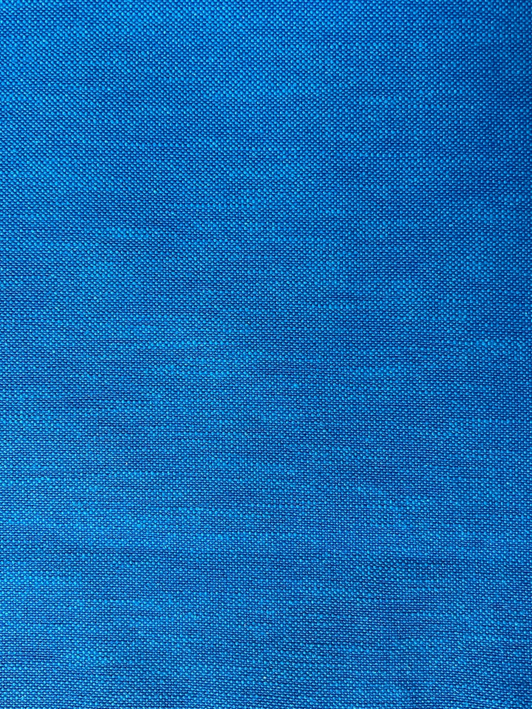 Solid Blue Textured Upholstery Fabric Remnant 1 2/3 Yards Etsy