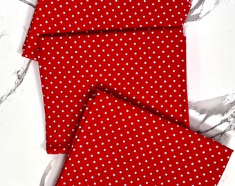 Red Polka Dot Quilting Cotton Fabric Fat Quarter - Fabric Traditions