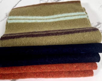 Upcycled Felted Sweater Pieces, DIY Mittens Fabric