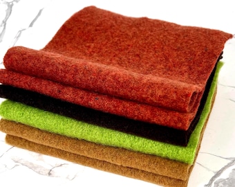 Upcycled Felted Sweater Pieces, DIY Mittens Fabric