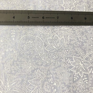 Vintage White on Off White Cotton Fabric Cotton by the Yard, Wedding Cotton Fabric