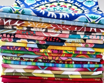 Colorful Modern Prints Quilting Cotton Fat Quarters Bundle 20 Pieces: Cotton Fabric Sewing Pack
