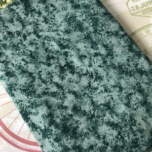 Large Cotton Fat Quarter Cotton Scraps Green Fat Quarter Vintage Fabric