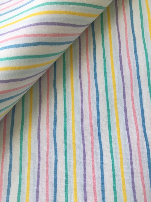 Nursery Cotton Fabric Cotton Remnant Fabric By The Yard Etsy