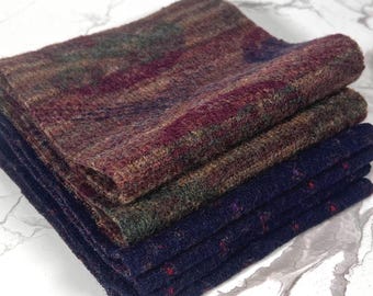 Upcycled Felted Sweater Pieces, DIY Mittens