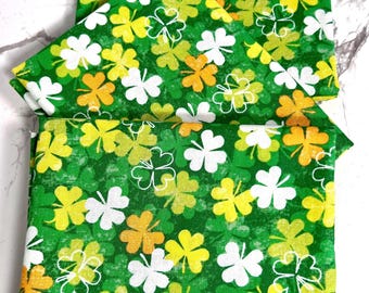 St Patrick’s Day Shamrock Quilting Cotton Fabric Fat Quarter - Singer Fabric