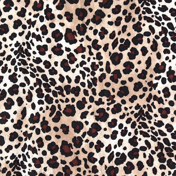 Leopard Knit Fabric - Etsy