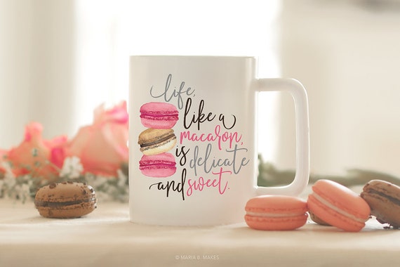 Kaffeebecher Mit Sprüchen Französisch Macaron Tasse Kaffee Liebhaber Geschenk Backen Geschenke Inspirierend Becher Kaffeetasse Geschenk Für Sie