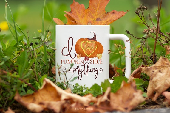 Coffee Mug With Sayings Pumpkin Spice Fall Mug Pumpkin Mug Etsy