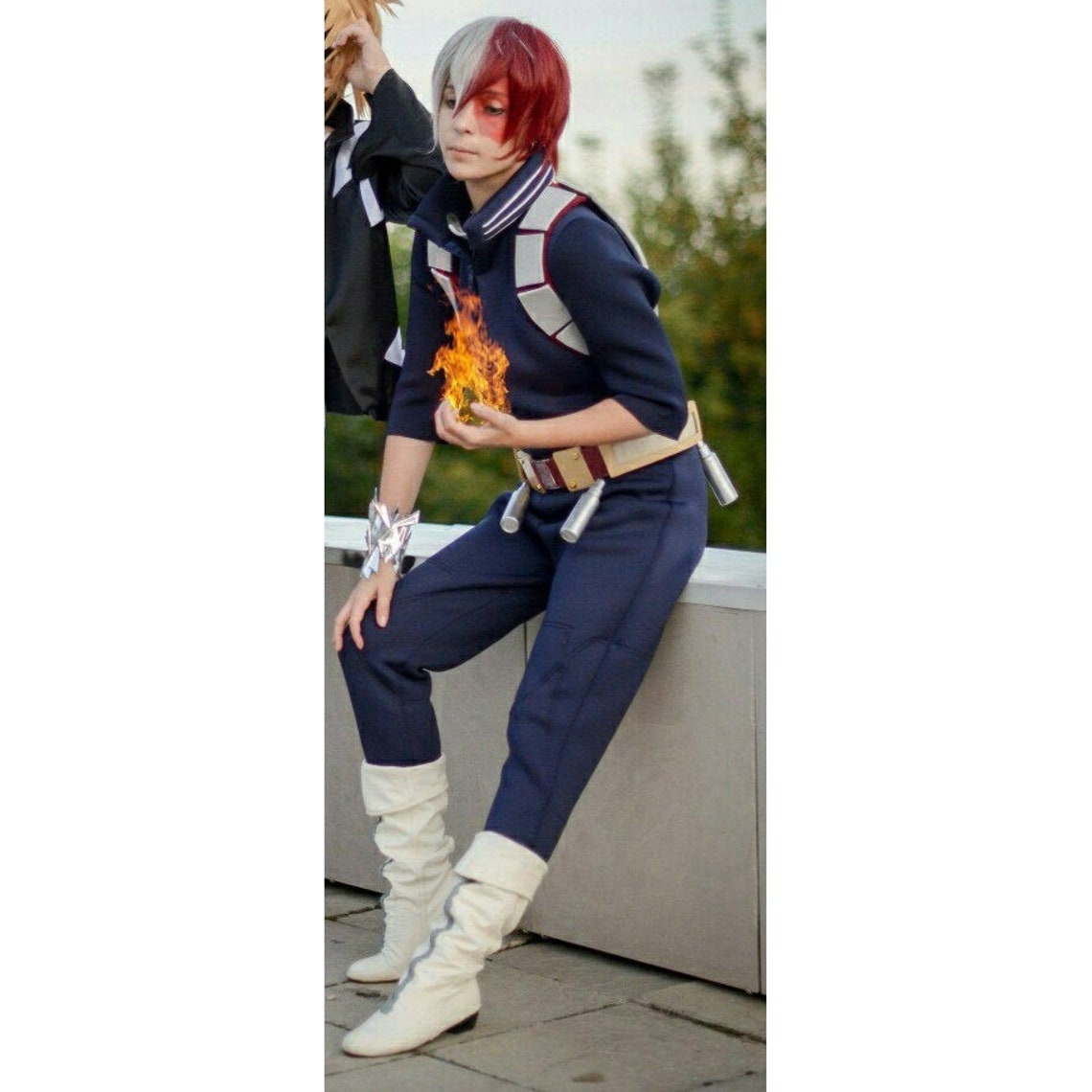 Custom Shoto Todoroki Cosplay Costume From My Hero Academia Cosplayfu ...