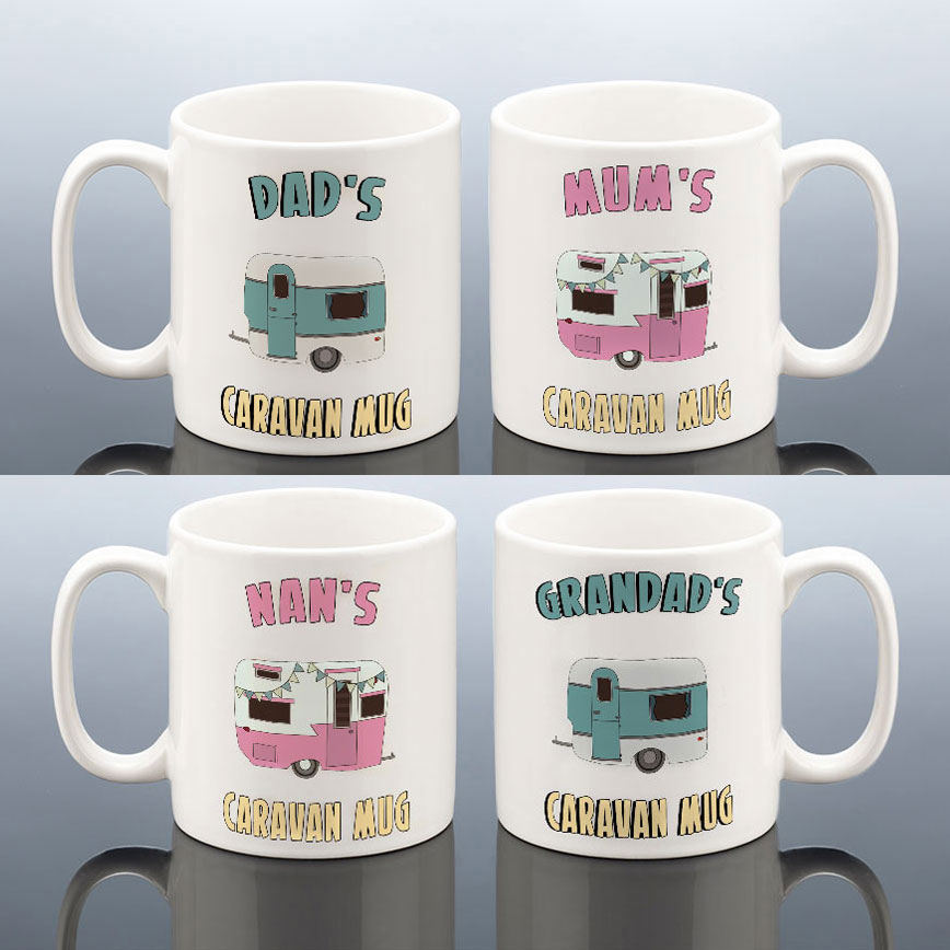 dads caravan mug
