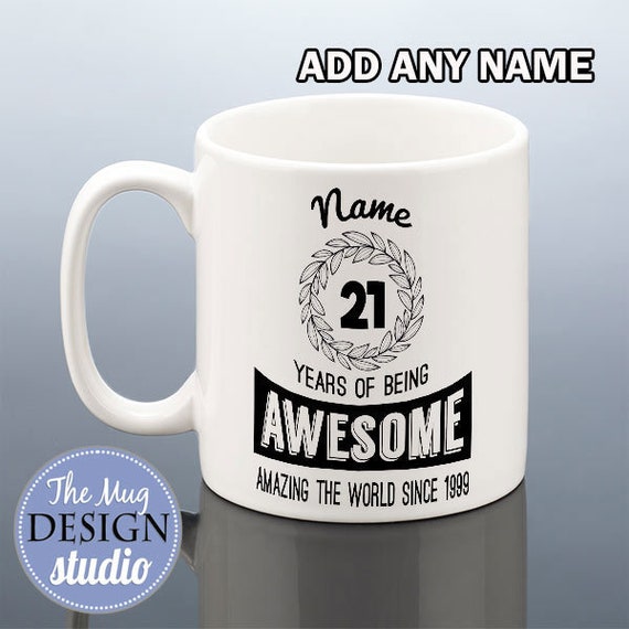 21st birthday mug for him
