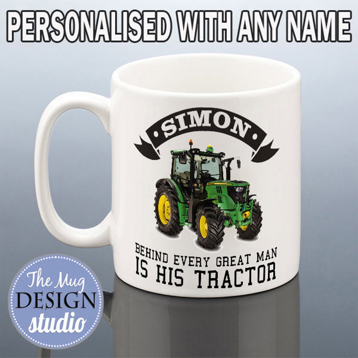 TRACTOR MUG for Men Farmer Tractor Driver Birthday Gift Him Etsy
