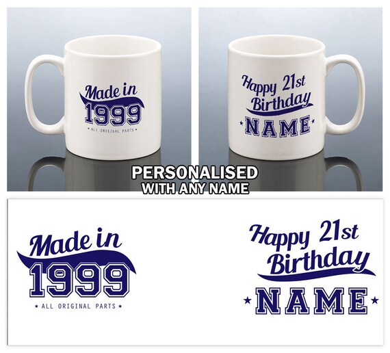 21st birthday mug for him