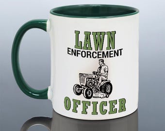 FUNNY GARDENER MUG Lawn Mower Gardening Birthday Gift Him Men Park Groundskeeper Father's Day Dad Grandad Mowing Garden Cup Friend Husband