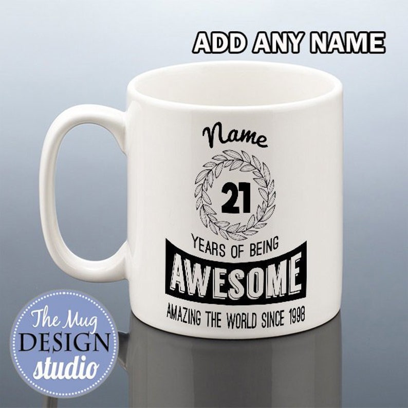 21st birthday mug for him