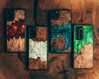 iPhone Epoxy Resin Wood Case,iPhone 11 wood case,iPhone 11 Pro epoxy case,iPhone XR wooden case,iPhone 7 8 SE 2020 resin case,ocean design