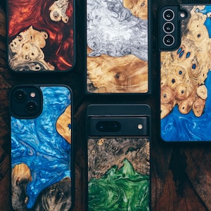 Holz Harz Samsung Case, S23 Ultra, S23 Plus, S23, Holz Samsung s22 ultra, s22 Handyhülle s21, s20, Note 20, s20 fe