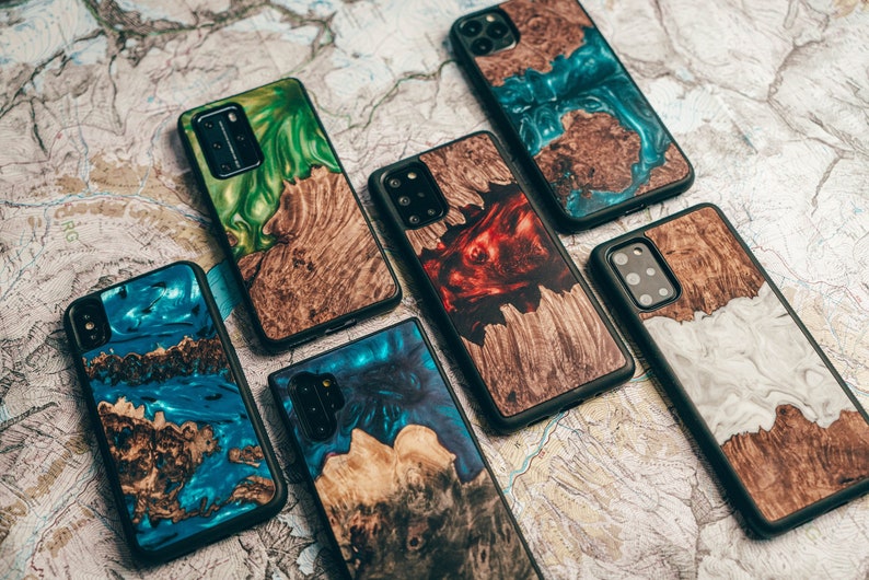 Google Pixel Phone Case, Wood google pixel case, resin phone case/ iPhone / Samsung Galaxy / Huawei image 1