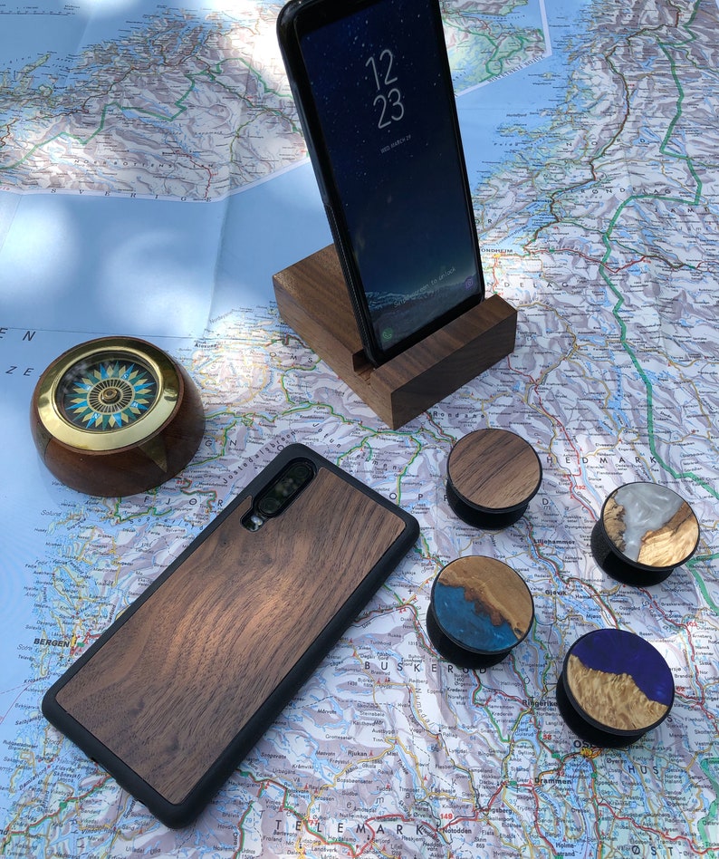 Wooden Phone Stand