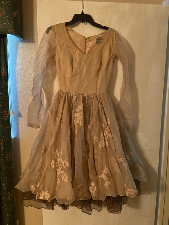 Vintage embroidered dress