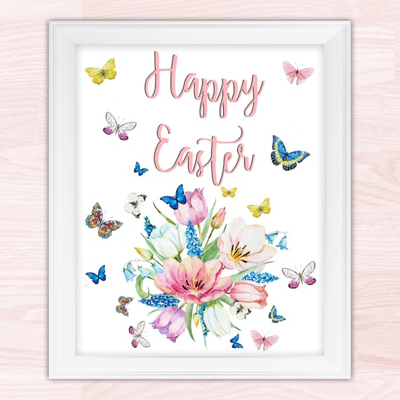 Pleased Easter Printable Wall Artwork Signal Preset, Spring Residence Decor Print, Easter Egg Basket Decoration, Watercolor Flower Easter Printable Indication graphic relating to Happy Easter Printable identify Satisfied Easter Printable Wall Artwork Indicator Fastened, Spring House Decor Print, Easter Egg Basket Decoration, Watercolor Flower Easter Printable Indicator